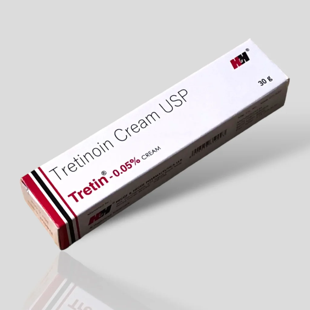 Tretinoin cream Tretin 0.05 verpakking