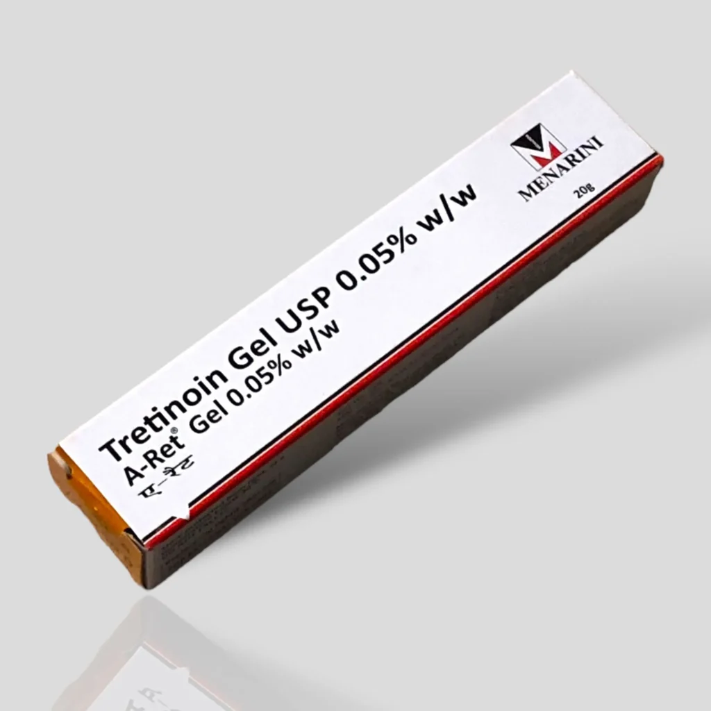 Tretinoin gel A ret 0.05 verpakking